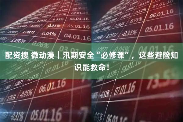 配资搜 微动漫｜汛期安全“必修课”，这些避险知识能救命！